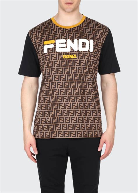 fendi patch t shirt|Fendi graphic tees.